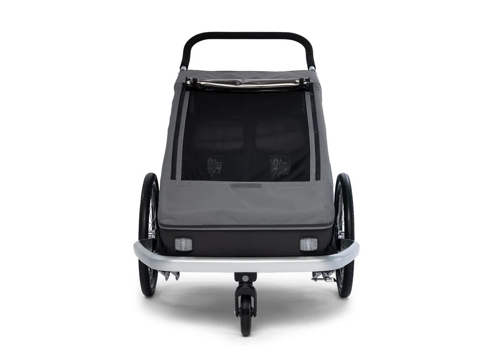 CROOZER Kid Keeke 2 Mountain Grey - Fahrradanhänger 6 CROOZER Kid Keeke 2 Mountain Grey - Fahrradanhänger – Bild 4