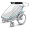 Gepäckträger Für Thule Chariot Kinderanhänger 2017 -Fahrrad Serie Laden thule chariot gepaecktraeger kinderanhaenger zweisit