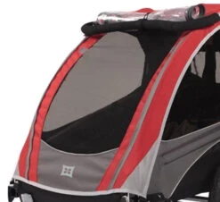 Verdeck Für Burley D'lite Zweisitzer 2010/2012 Rot